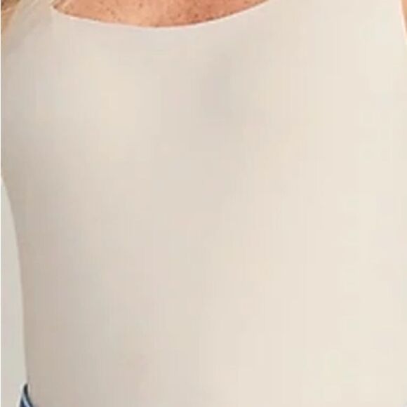 NWT Old Navy Beige Square Neck Women's Sleeveless Bodysuit Large - Picture 4 of 5